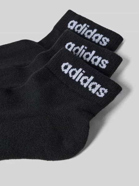 Krótkie skarpety Adidas Sportswear z nadrukiem czarne