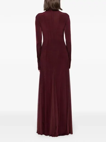 Rochie Atu Body Couture transparente de costum roșu