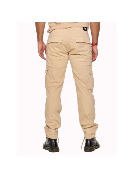 Pantaloni cargo Leone 1947 galben