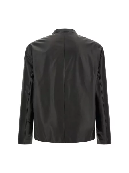 Kurtka skórzana Jil Sander czarna