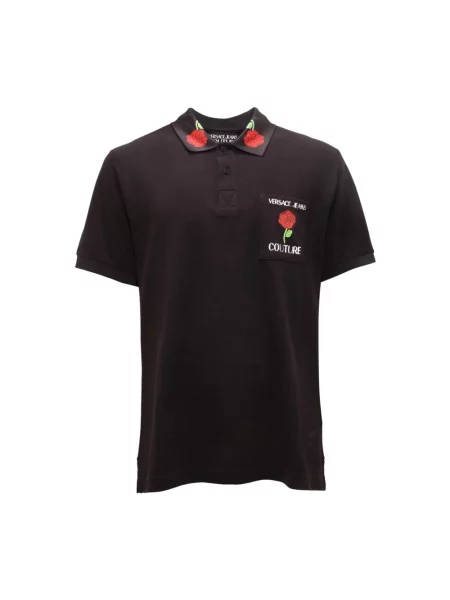 Koszulka polo Versace czarna