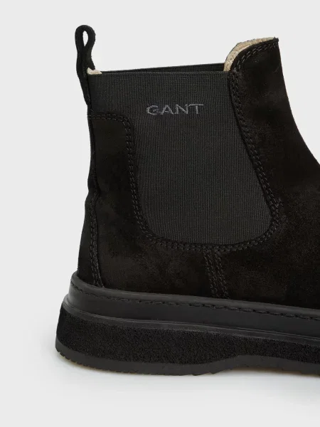 Замшевые ботинки челси Gant черные