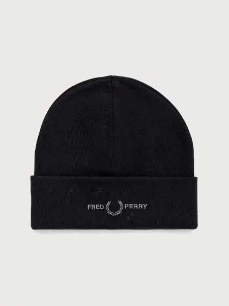 Șapcă FRED PERRY Graphic FLP Beanie Navy/Silver Blue Universal albastru