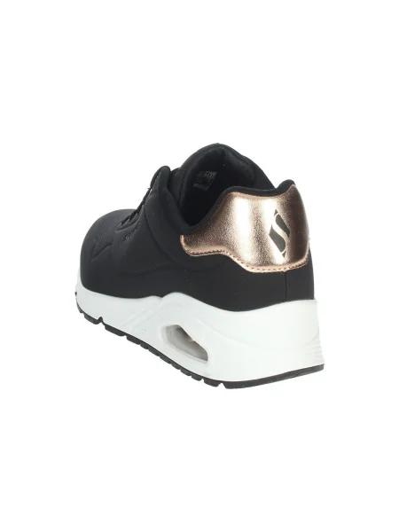 Členkové topánky Skechers čierna