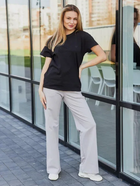 Футболка Umon бавовна/еластан чорний