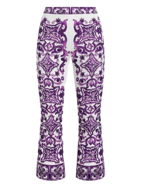 Pantaloni Dolce & Gabbana cu imagine alb