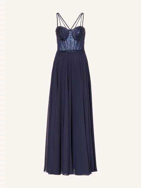 Hey Kyla Večerní Šaty S Flitry tmavě modrá