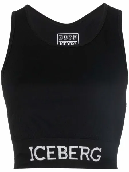 Top Iceberg cu imagine negru