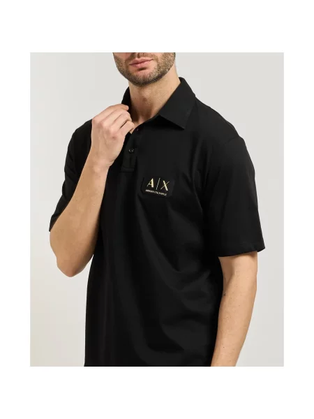 Armani Exchange Polo czarny