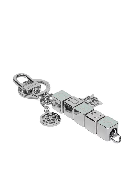 Obesek za ključe Guess srebrna