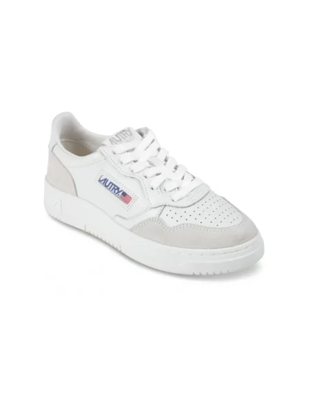 Sneakersy Autry skórzane białe