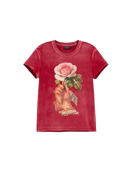 Desigual Tricou mai multe culori roșu