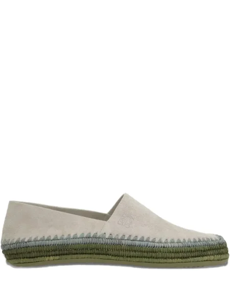 Pantofi loafer Loewe din piele de căprioară gri