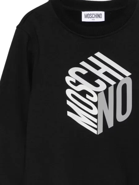 Sweter dziecięcy Moschino czarny