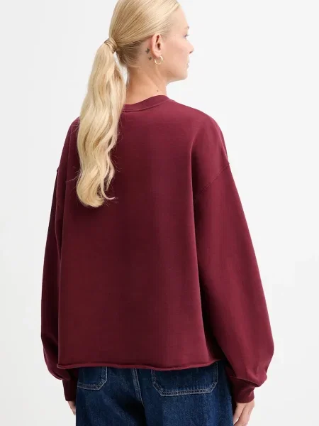 Levi's bluză cu imprimeu bordo