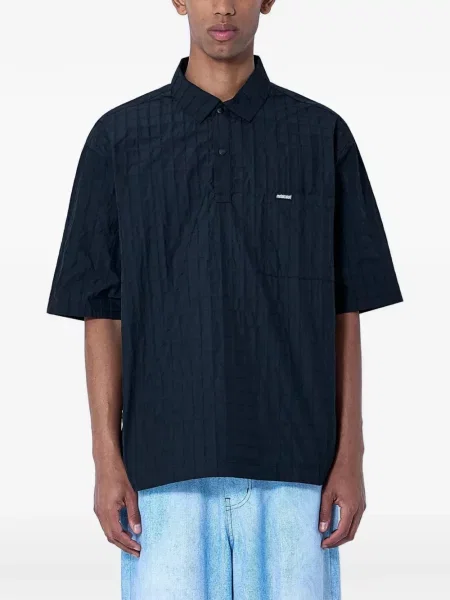 Pocnitură tricou polo Metalwood Studio negru