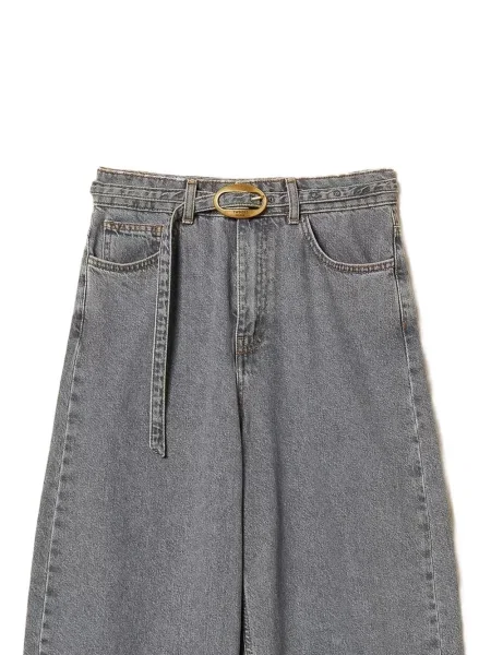 Blugi Twinset cu 5 buzunare gri
