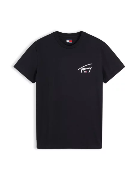 Tommy Jeans Póló fekete fehér