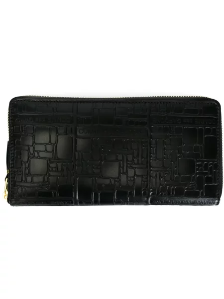 Portofel Comme Des Garçons Wallet din piele negru