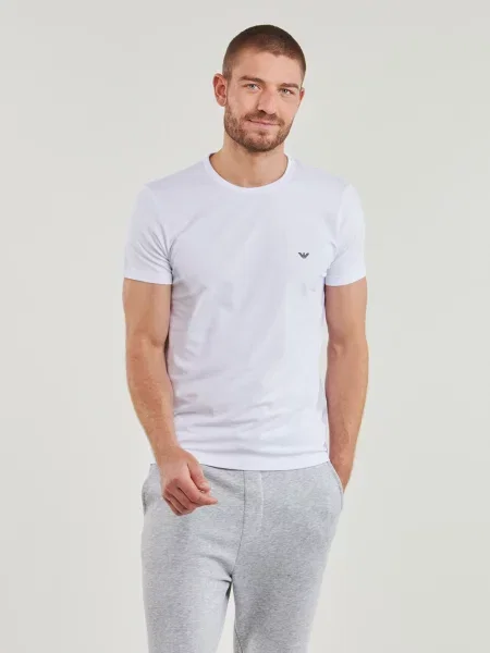 Emporio Armani Tričko tmavě modrá bílá