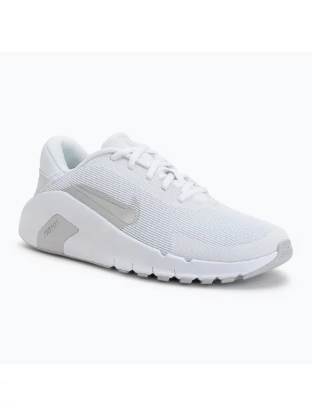 Încălțăminte de antrenament pentru femei Nike Flex Train white/photon dust/metallic silver alb