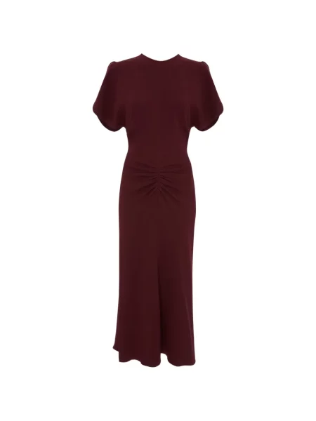 Rochie midi Victoria Beckham roșu