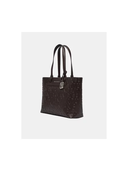 Kabelka Armani Exchange hnedá