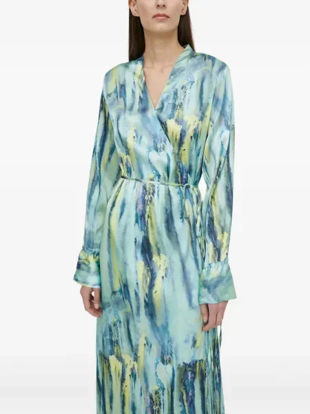 Rochie maxi Gestuz de costum albastru