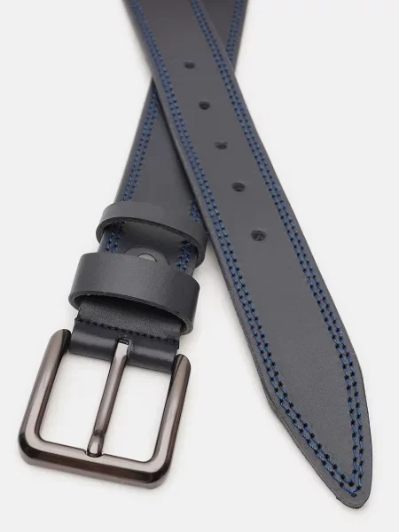 Кожаная сумка Borsa Leather синяя