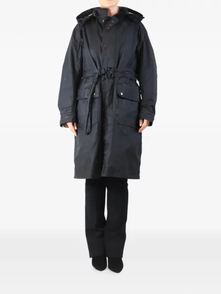 Cu centură geacă parka Barbour negru