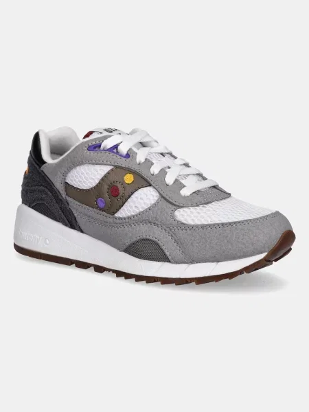 Kožené sneakers boty Saucony SHADOW šedá