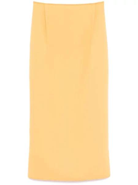 Fustă tip creion Maticevski galben