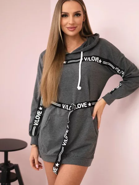 Bluza Kesi garniturowa szara