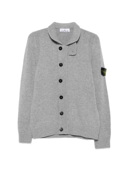 Pulover Stone Island cu strasuri gri