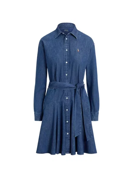 Fleece polo Polo Ralph Lauren με κέντημα με λαιμόκοψη v κόκκινο