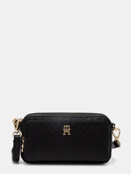 TOMMY HILFIGER Torba za čez ramo črna