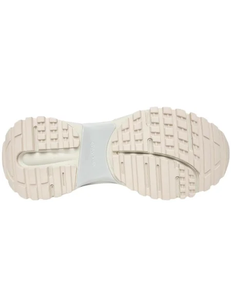 Sneakerși Calvin Klein Jeans cu șireturi din dantelă alb