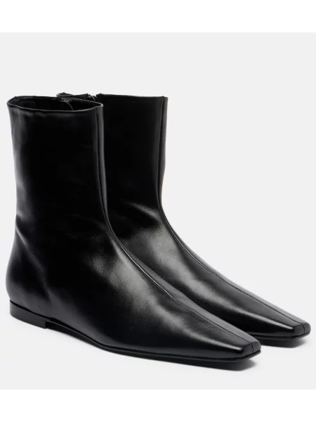 Cizme scurte Toteme din piele negru