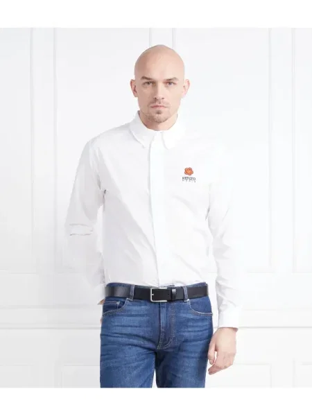 Kenzo Cămașă | Casual fit alb