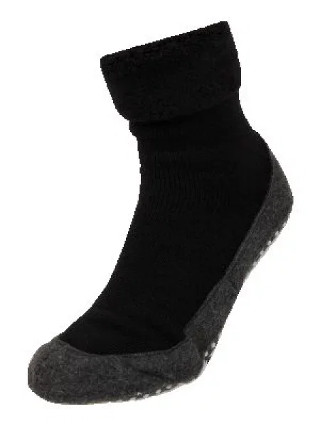 Skarpety z elastycznymi prążkowanymi ściągaczami model ‘COSYSHOES' Falke czarne