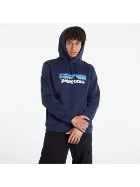 Mikina Patagonia Logo Uprisal Hoody navy tmavě modrá