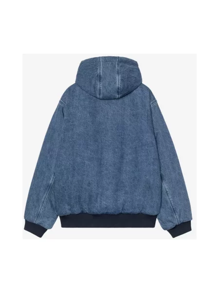 Kurtka Carhartt Wip z kamieniami płócienna czerwona