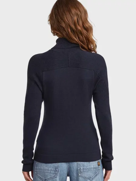 Шерстяная гольф водолазка G-star Raw синяя