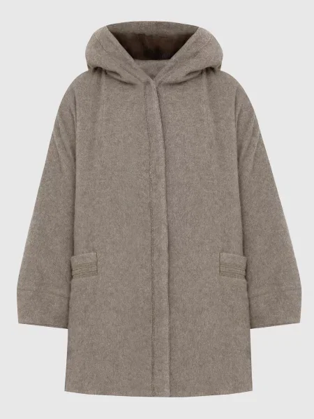 Двостороння куртка із кашеміру з хутром соболя Rindi бежева