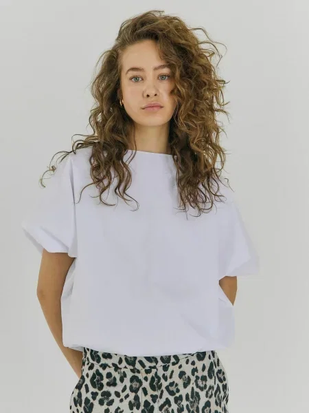 NORR Tricou Carlo' alb
