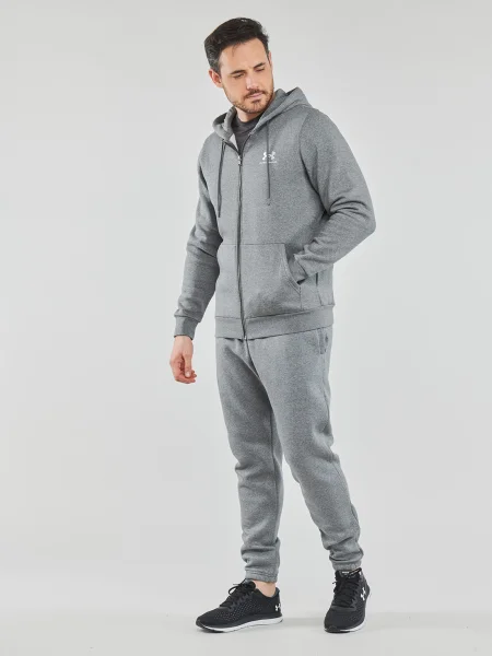 Fleece kapucnis melegítő felső Under Armour szürke
