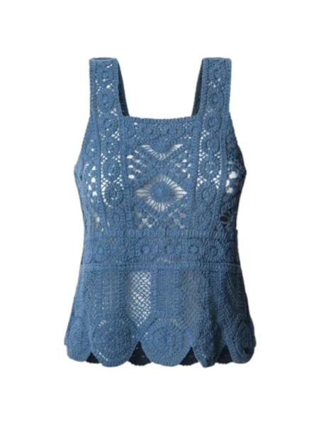 Blúzka Pepe Jeans modrá