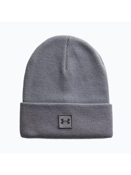 Шапка зимова Under Armour Halftime Cuff castlerock/black чорна
