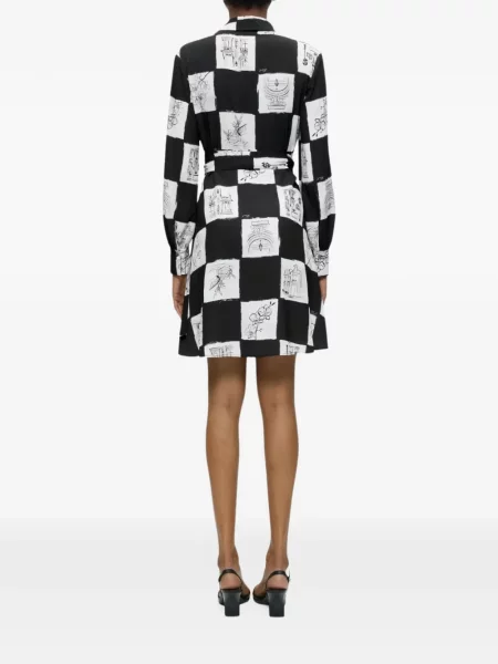 Rochie mini Karl Lagerfeld plic negru