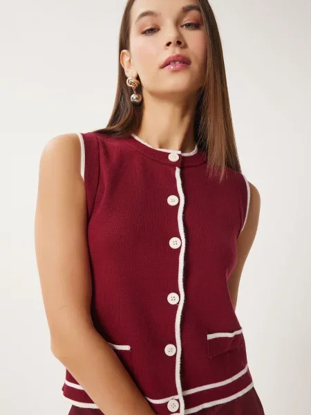 Vestă Happiness İstanbul alb